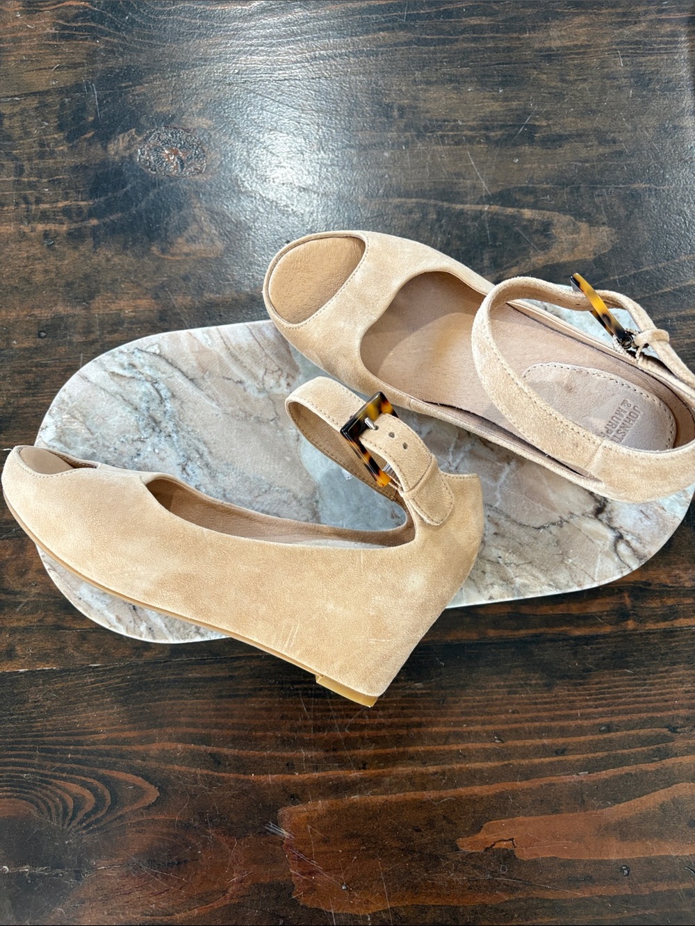 Johnson & Murphy Suede Wedge Shoes